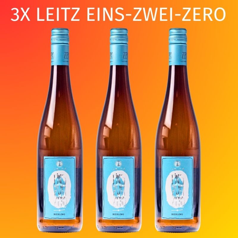 Leitz Eins-Zwei-Zero Riesling alkoholfrei (3er Set)