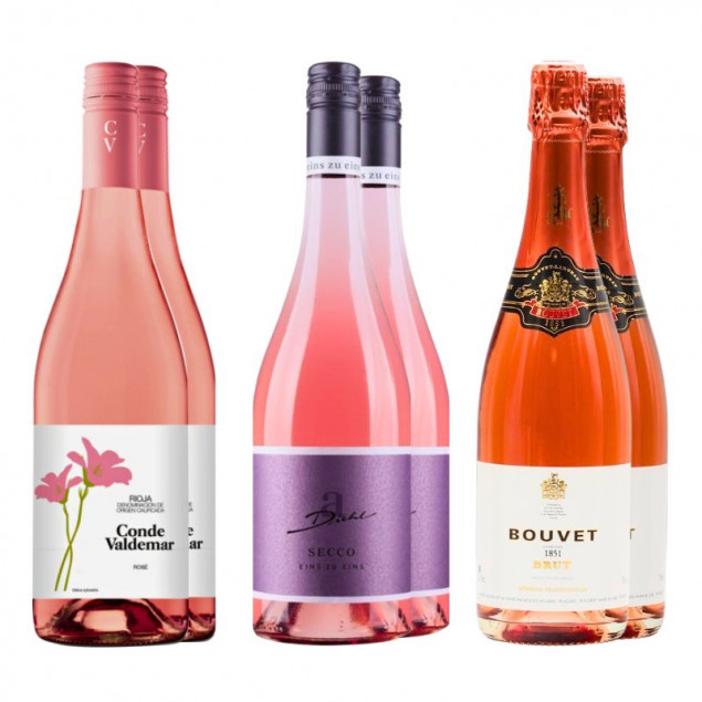 Image of Probierpaket Rosé Weinset 6 x 0,75 L