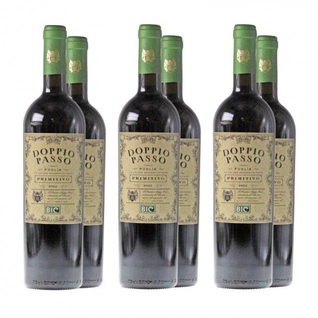 Image of 6x Doppio Passo Primitivo BIO 0,75 L 13% vol 