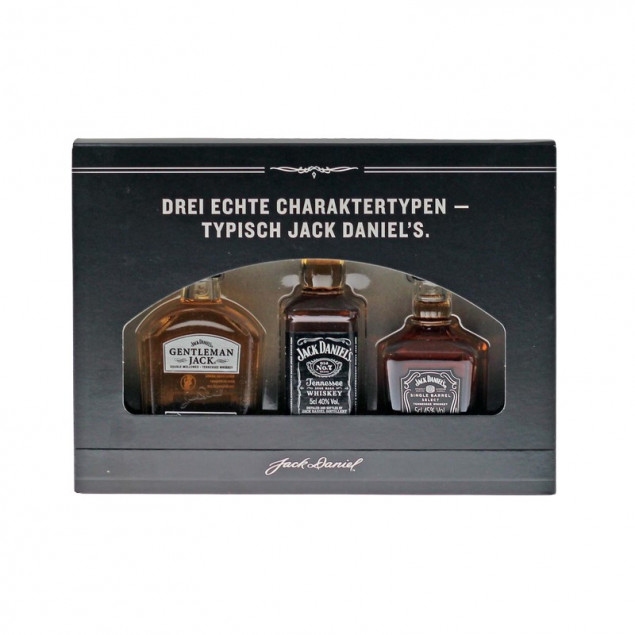 Image of Jack Daniels Miniaturen Geschenkset 3 x 0,05 L 40% - 45% vol