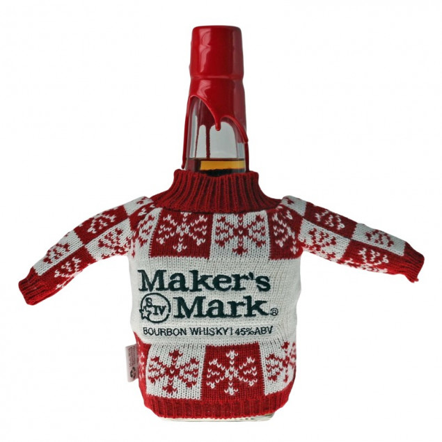 Image of Makers Mark Bourbon Whiskey Geschenkset mit Pullover 0,7 L 45% vol