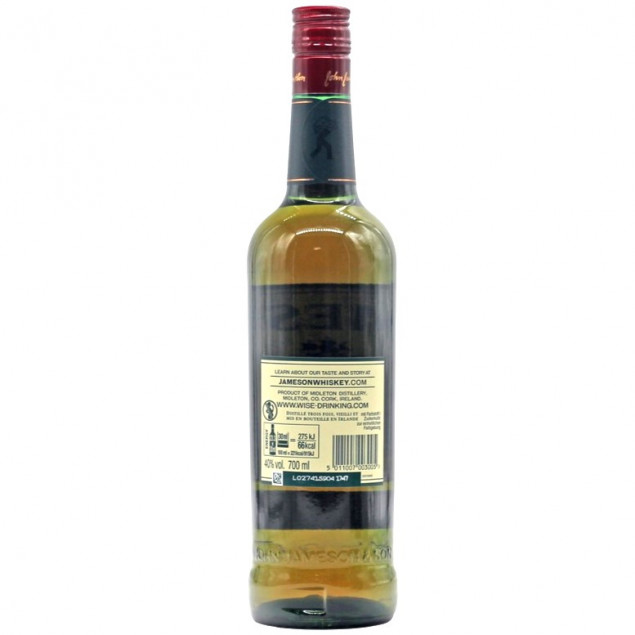 Jameson Triple Distilled Irish Whiskey 0,7 L 40% vol