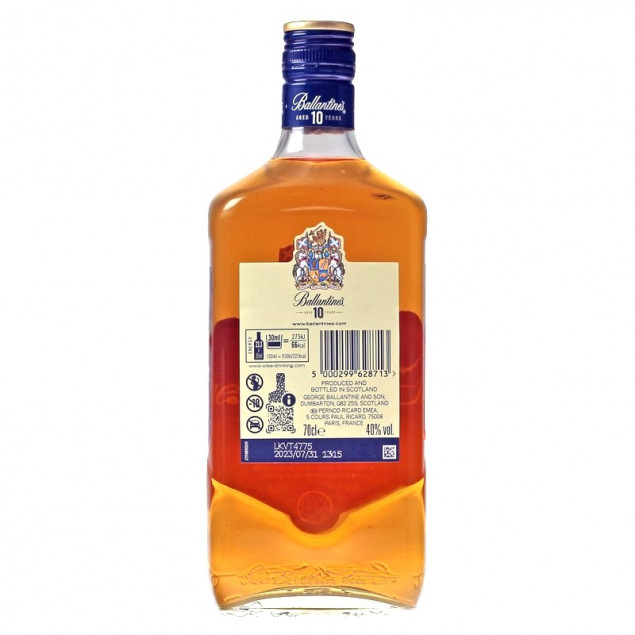 Ballantines 10 Jahre Blended Scotch Whisky 0,7 L 40% vol