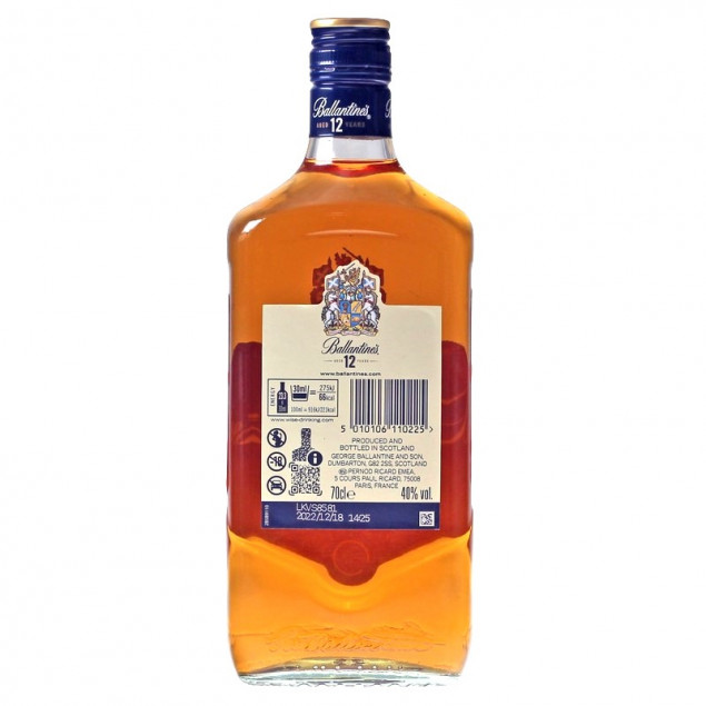 Ballantines 12 Jahre Blended Scotch Whisky 0,7 L 40% vol