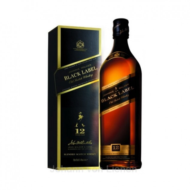 Image of Johnnie Walker Black Label 1 Ltr. 40%vol