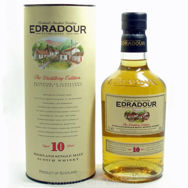 Image of Edradour 10 Jahre Highland Whisky 40% 0,7l (62,14 &euro; pro 1 l)