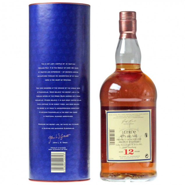 Glenfarclas 12 Jahre 1 Liter Single Malt Scotch Whisky 43 % vol