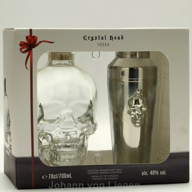 Image of Crystal Head Vodka mit Shaker 0,7 L 40%vol