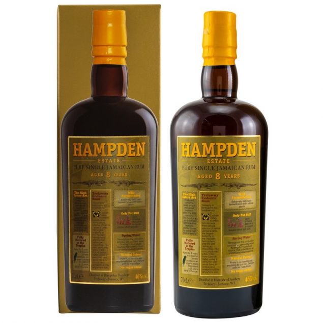 Image of Hampden Estate 8 Jahre Pure Single Jamaican Rum 0,7 L 46% vol