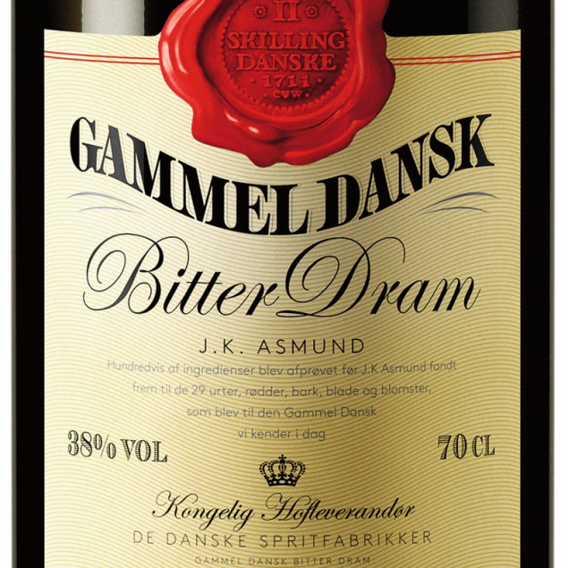 Gammel Dansk Bitter Dram 0,7 L 38% vol