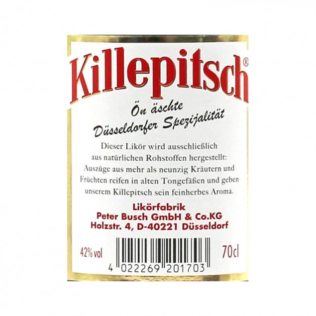 Killepitsch Kräuterlikör 0,7 L 42% vol
