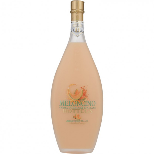 Bottega Crema di Meloncino Likör aus Italien 0,5 L 15% vol