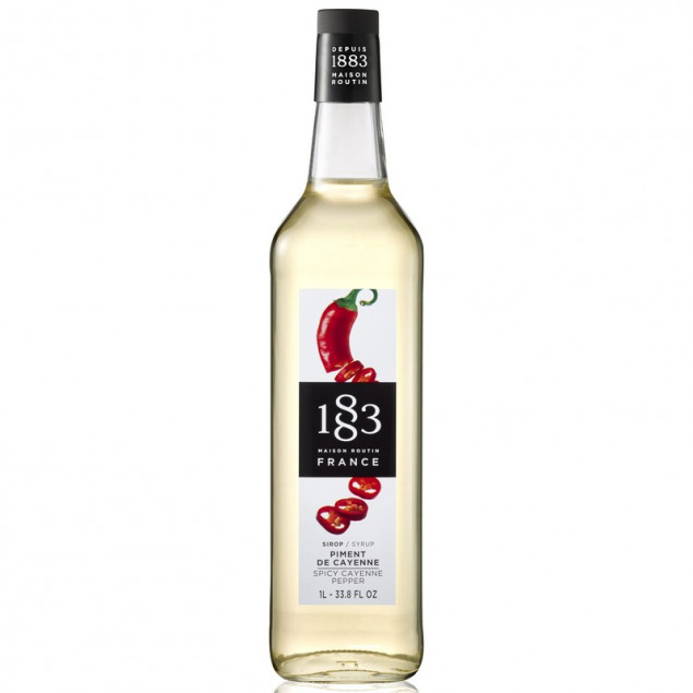 Maison Routin 1883 Sirup Spicy Cayenne Pepper 1 Liter