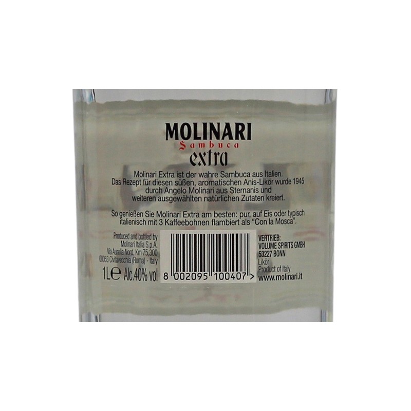 Molinari Sambuca extra Liter Jashopping bei günstig kaufen 1