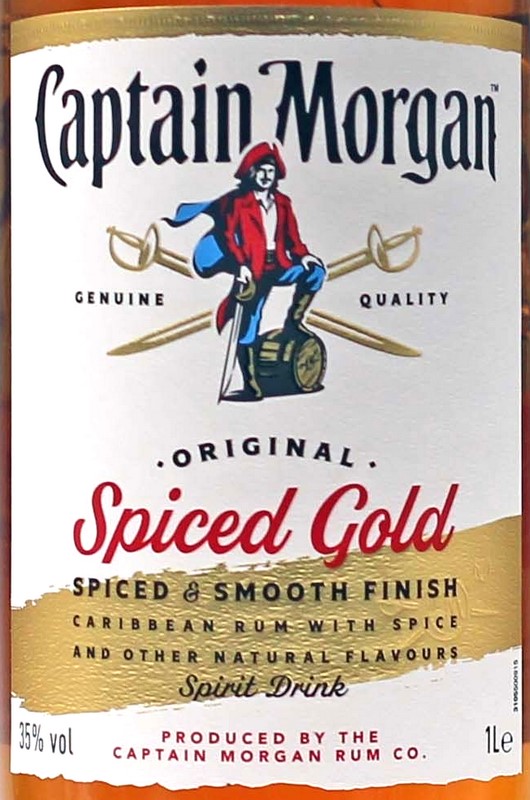 Captain Morgan Spiced kaufen vol 35 L % online günstig Gold 1