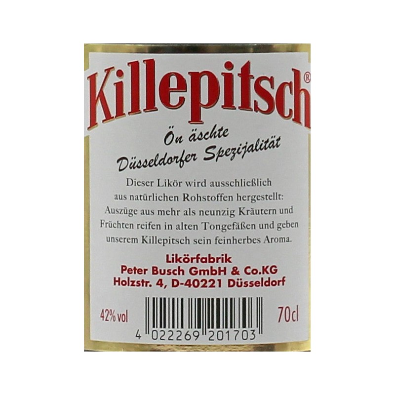 Killepitsch 42% 0,7 vol Kräuterlikör Liter kaufen
