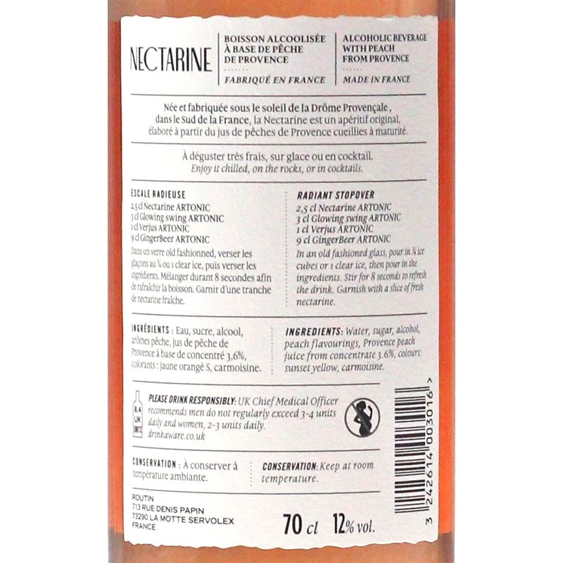 Artonic Nectarine Aperitif 0,7 L 12% vol