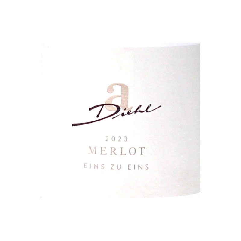 Weingut Diehl Merlot Rosé eins zu eins feinherb 2022 0,75 L 12,5 % vol