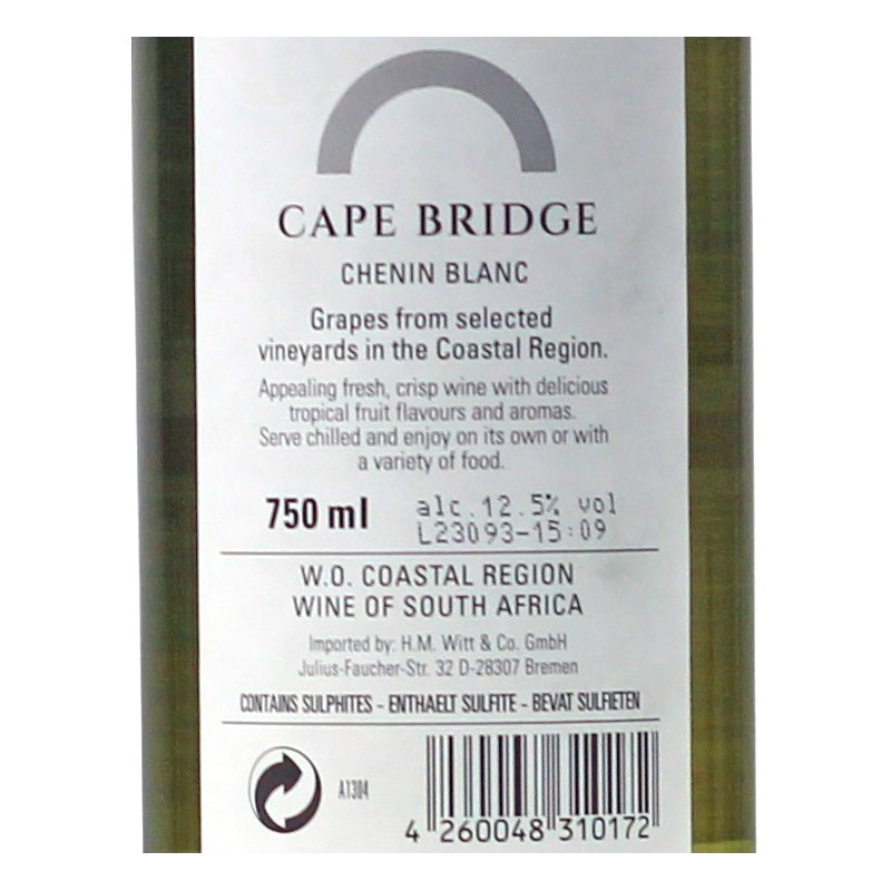 Cape Bridge Chenin Blanc 0,75 L 13% vol