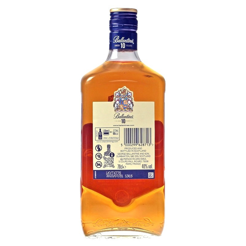 Ballantines 10 Jahre Blended Scotch Whisky 0,7 L 40% vol