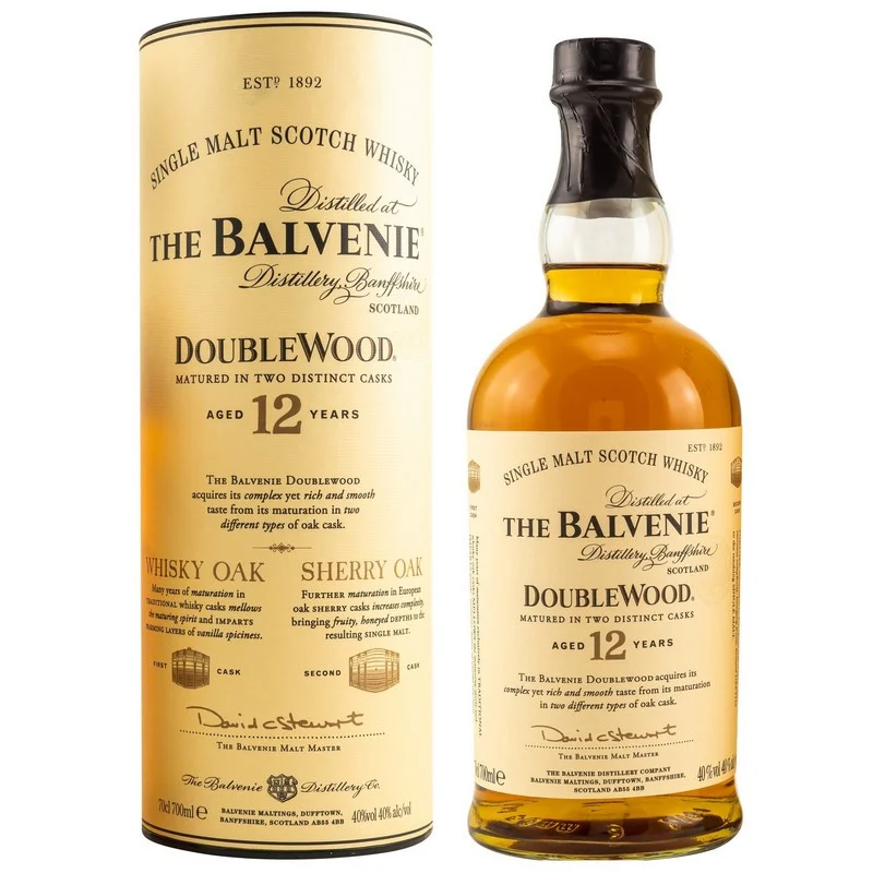 Balvenie 12 Jahre Doublewood 0,7 L 40%vol. Balvenie 12 Jahre Doublewood 0,7 L 40%vol.
