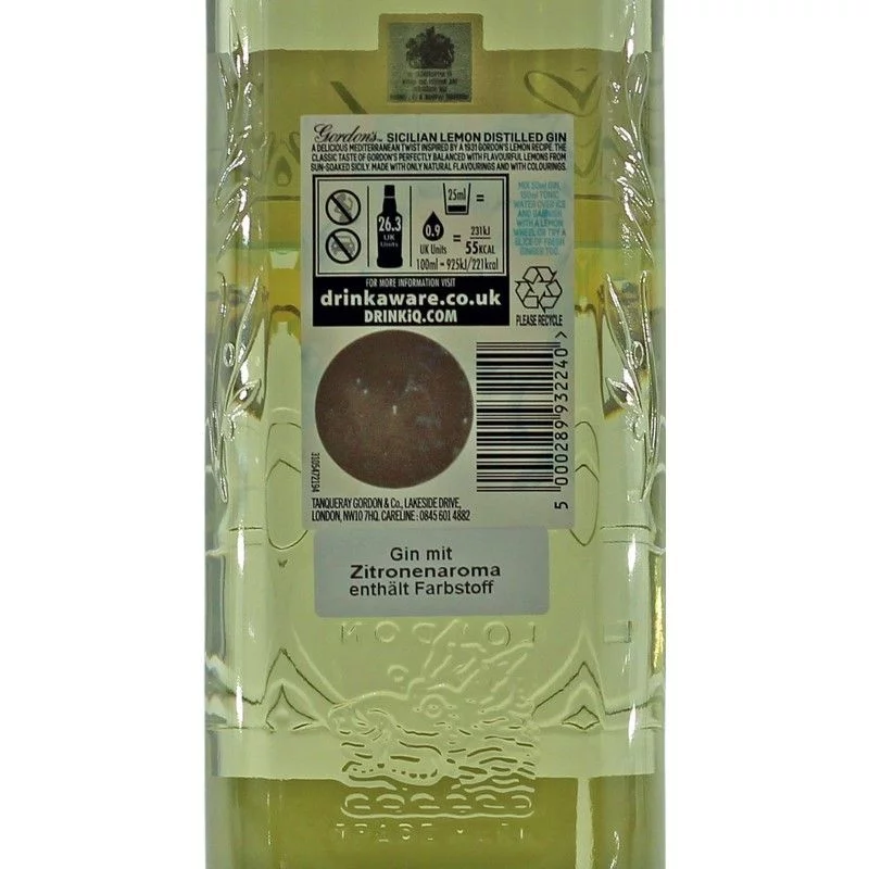Gordon's Sicilian Lemon Gin günstig kaufen bei Jashopping