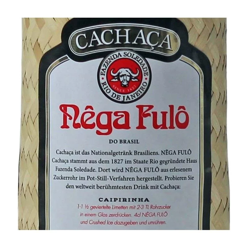 Nega Fulo Literflasche 1 Ltr. 41,5% Cachaca