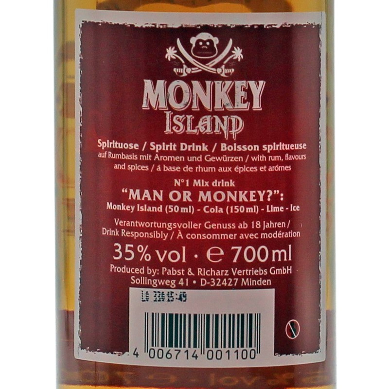 Monkey Island Spiced Rum günstig kaufen bei