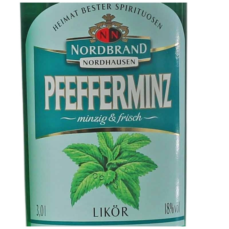 Nordbrand Pfeffi Pfefferminzlikör 3 Liter vol % kaufen online 18