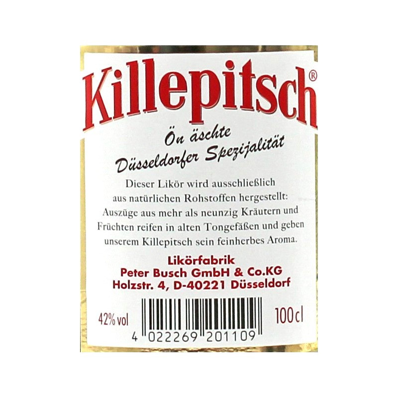 Killepitsch Kräuterlikör 1 L 42% vol