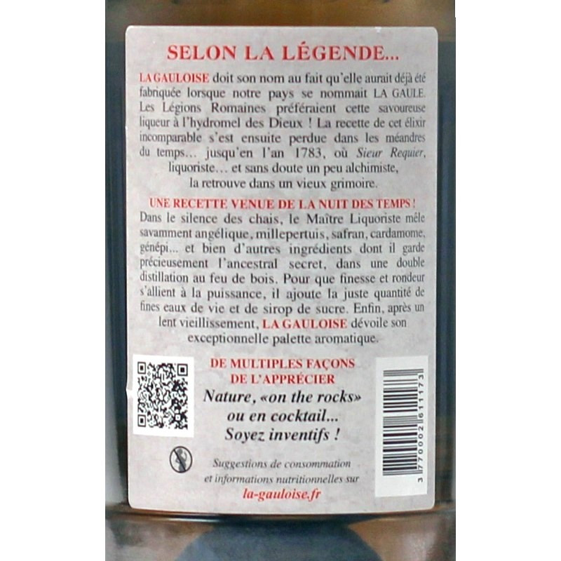 La Gauloise Jaune Likör aus Frankreich 0,7 L 40% vol