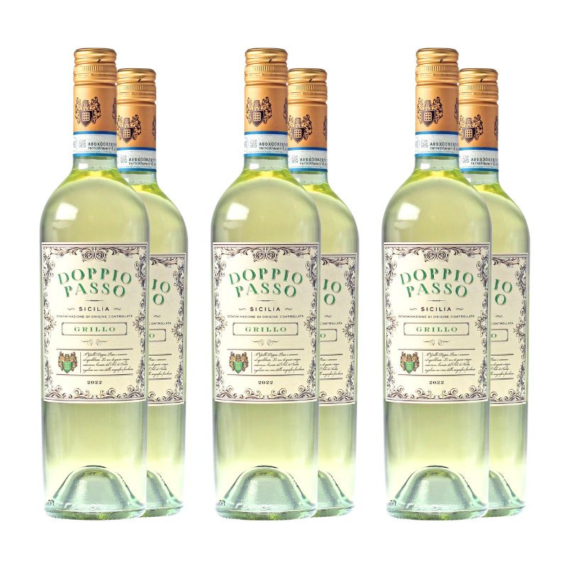 6 x Doppio Passo Grillo Sicilia 0,75 L 12,5% vol