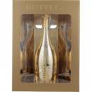 Bottega Glamour Gold Prosecco Spumante DOC Brut GP inkl. 2 Gläser 0,75 L 11% vol